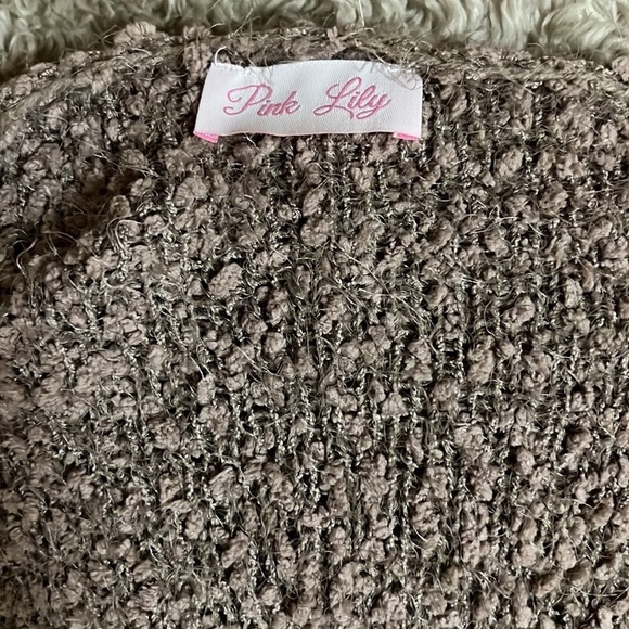 PINK lily cardigan - Picture 4 of 5